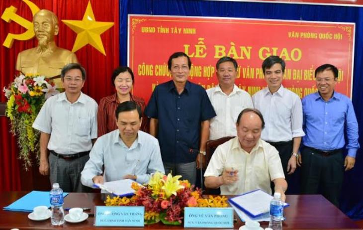 Văn phòng Đoàn ĐBQH đơn vị tỉnh Tây Ninh chính thức trực thuộc Văn phòng Quốc hội